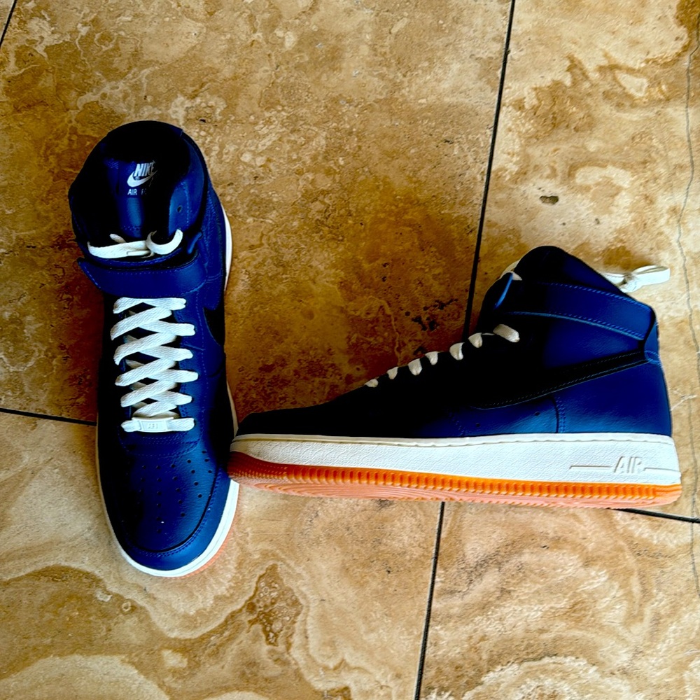 Dodger blue Nike hightops